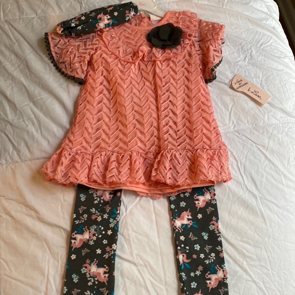 Two Piece legging and top 4T